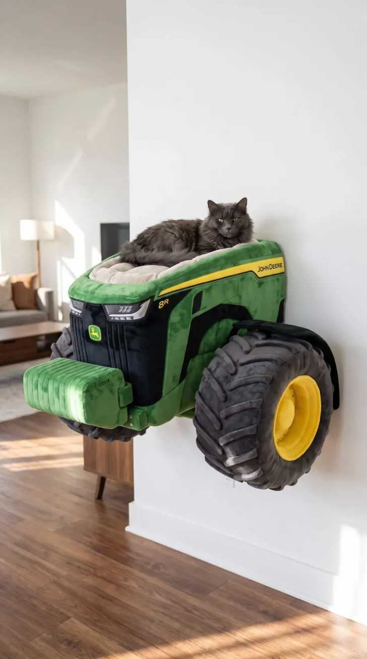 Mounted Wall John Deere Cat Bed