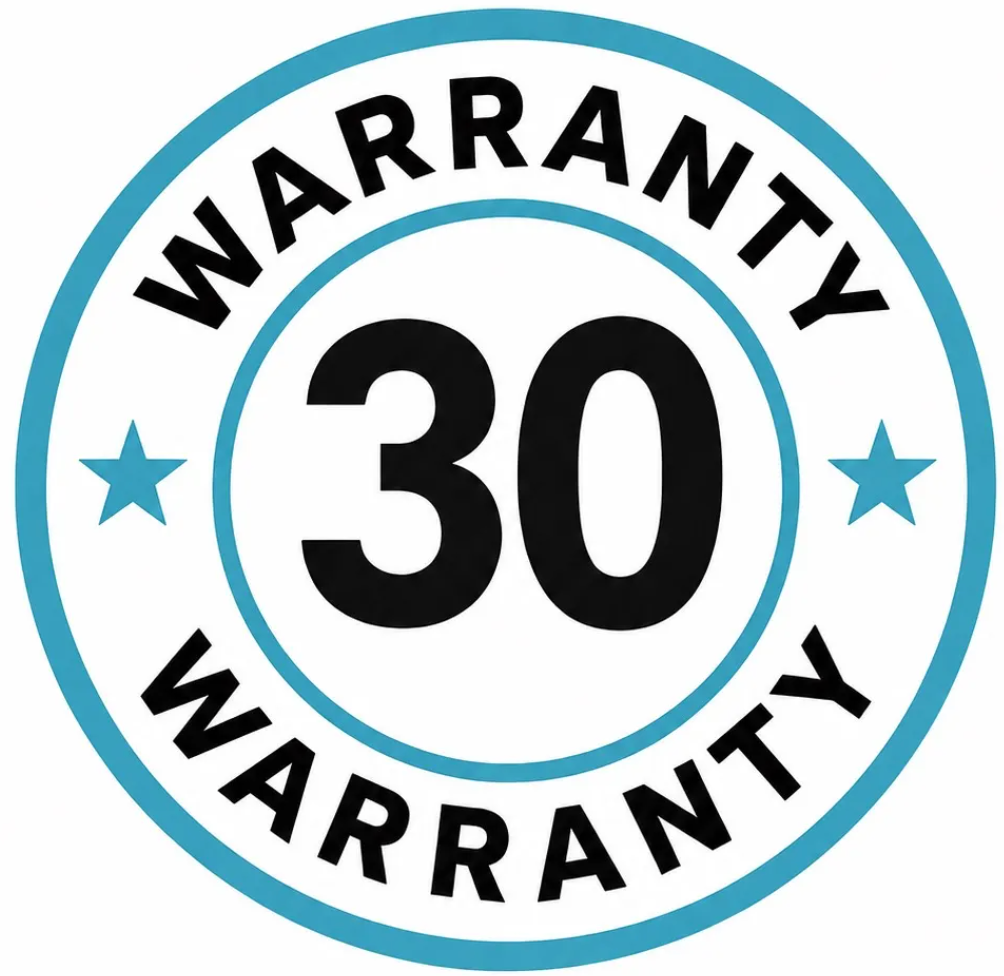 30 Days Warranty